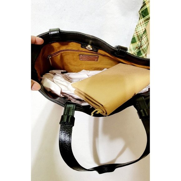 Patricia Nash Danville Womens Black Brown Tote Handbag Leather Color Blo…‎ - Picture 6 of 7